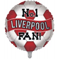 Liverpool No. 1 Fan 18" Foil Balloon