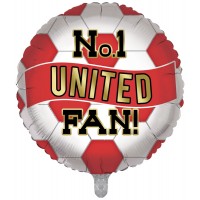 Manchester United No. 1 Soccer Fan 18" Foil Balloon