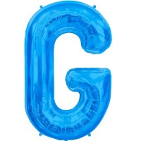 Letter G-Blue - 16" Foil Balloon