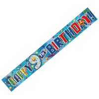 Age 9 Male Banner (Pack of 6)