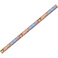 Happy Birthday Male Juvenile Banner (Pack of 6)
