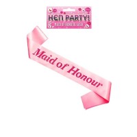 Maid Of Honour Pink Sash