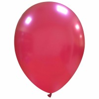 Superior 9" Metallic Burgundy Latex Balloons 100ct