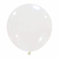 24" Clear Latex Balloon 1ct