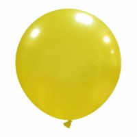 Yellow Metallic Superior 19" Latex Balloons 25ct