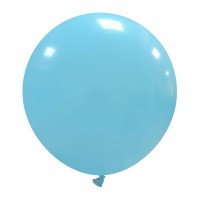 24" Sky Blue Latex Balloon 1ct