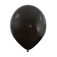 Cattex Fashion 12" Obsidian Black Latex Balloons 100ct