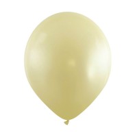 Cattex Fashion Metallic 12" Eggshell Latex Balloons 100ct