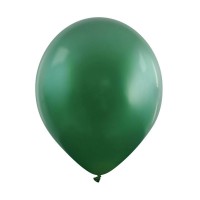 Cattex Fashion Metallic 12" Forest Green Latex Balloons 100ct