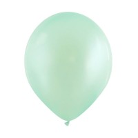 Cattex Fashion Metallic 12" Light Aqua Latex Balloons 100ct