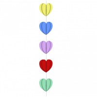 Decorated Ribbon 3D - Heart
