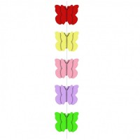 Decorated Ribbon 3D - Butterflies