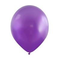 Cattex Fashion Metallic 12" Violet Latex Balloons 100ct