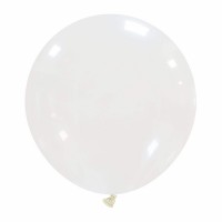 Clear Superior 19" Latex Balloon 25Ct