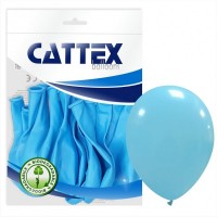 Cattex Sky Blue 12" Latex Balloons 20Ct