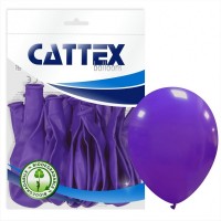 Cattex Purple 12" Latex Balloons 20Ct