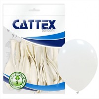Cattex White 12" Latex Balloons 20Ct