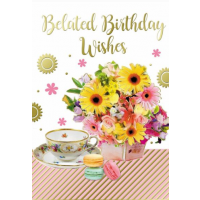 Belated Birthday Wishes - Female - Pack Of 12