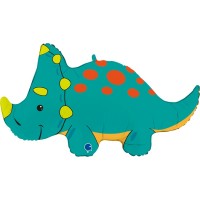 Triceratops 36" Supershape Foil Balloon