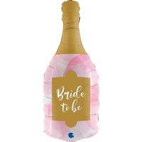 Bottle Bride To Be 32" Supershape Foil Balloon