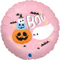 Boo And Chubby Ghost 18" Foil Balloon