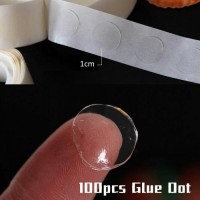 Transparent Balloon Glue Dots 100ct