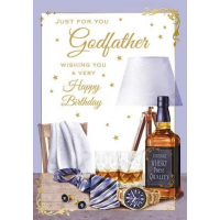 Happy Birthday - Godfather - Pack Of 12