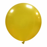 Gold Metallic Superior 19" Latex Balloons   25ct