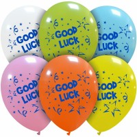 Good Luck 12" Latex Balloons 25Ct