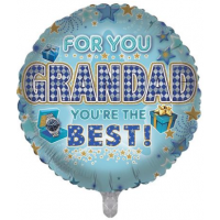 Grandad You're The Best 18" Foil Balloon