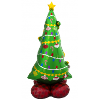 Christmas Tree Stand up Foil Balloon (unpackaged)