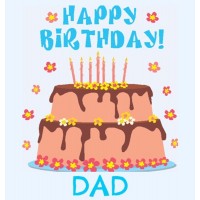Happy Birthday Dad Pack of 12