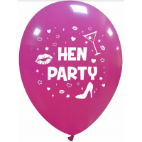 Hen Party 12" Latex Balloons 25Ct