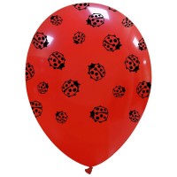 Ladybugs 12" Latex Balloons 25Ct