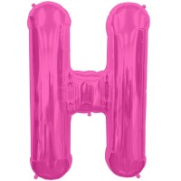 Letter H- Magenta - 16" Foil Balloon