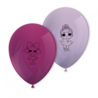 LOL Glitterati 11" Latex Balloons 8ct