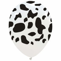 Cow 12" Latex Balloons 25Ct