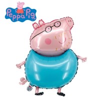 Daddy Pig Peppa Pig 30" Foil Balloon Unpackaged