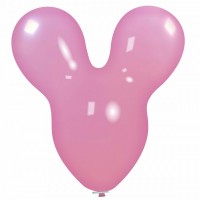 Minnie Mouse Head 30" Pink Latex Balloon 1Ct