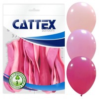 Cattex Mixed Pink 12" Latex Balloons 20Ct