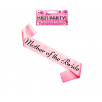 Mother Of The Bride - Hen Party Sash 1ct