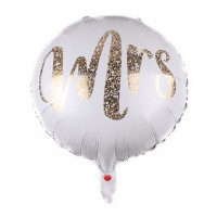 Mrs - Script 18" Foil Balloon UNPACKAGED