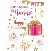 Happy Birthday - Nannie - Pack Of 12