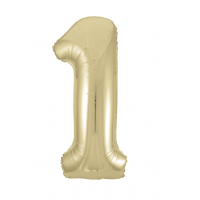 34" Gold Number 1 Foil Balloon New