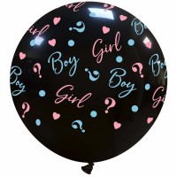 Boy or Girl? Gender Reveal 34" Latex Balloon 1ct
