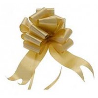 Gold Pull Bow 50mm - Pack of 20