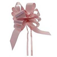 Baby Pink Pull Bow 50mm - Pack of 20