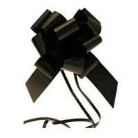 Black Pull Bow 50mm - Pack of 20