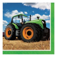 Tractor Time Lunch Napkins 2 ply 16Ct