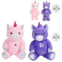 Plush Unicorn Toys 24cm 2pcs